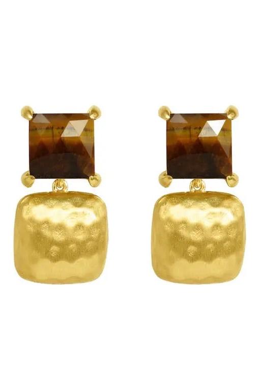 Nomad Square Droplet Earrings by Dean Davidson-Dean Davidson Designs-Tocca Finita