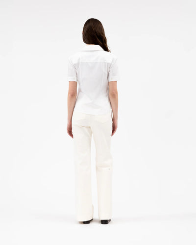 Oakley Top In White-Tanya Taylor-Tocca Finita