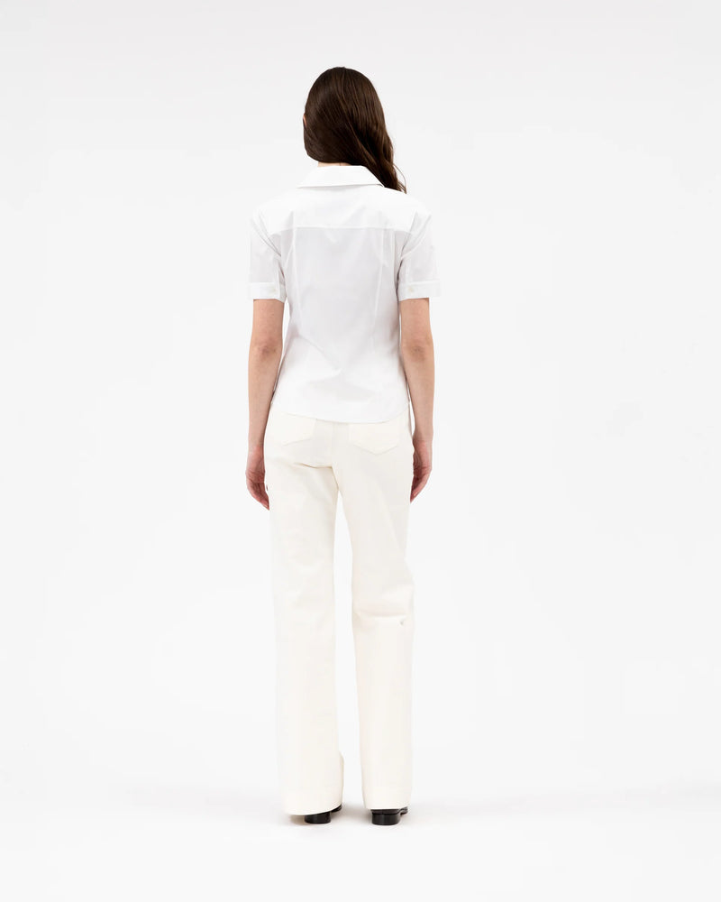 Oakley Top In White-Tanya Taylor-Tocca Finita