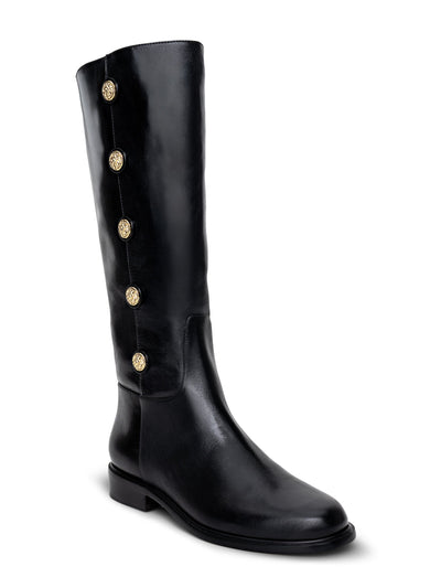 Oceana Riding Boot Black Leather-L'Agence-Tocca Finita