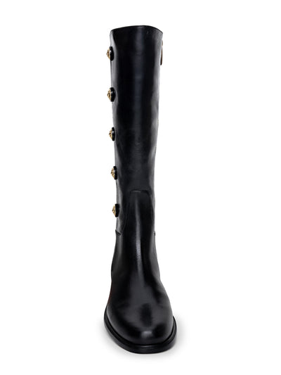 Oceana Riding Boot Black Leather-L'Agence-Tocca Finita