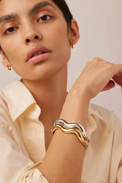 Ola Bangle In Silver-Jenny Bird-Tocca Finita