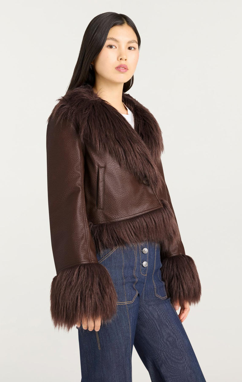 Panama Jacket Dark Sepia/Fudge-Cinq A Sept-Tocca Finita