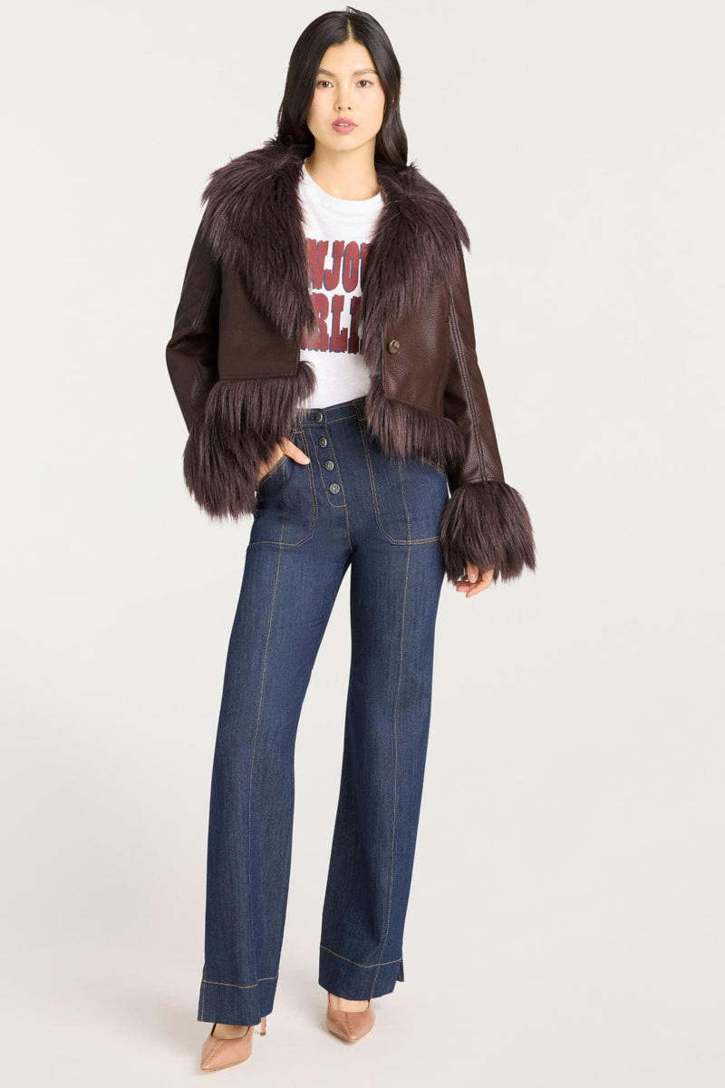 Panama Jacket Dark Sepia/Fudge-Cinq A Sept-Tocca Finita