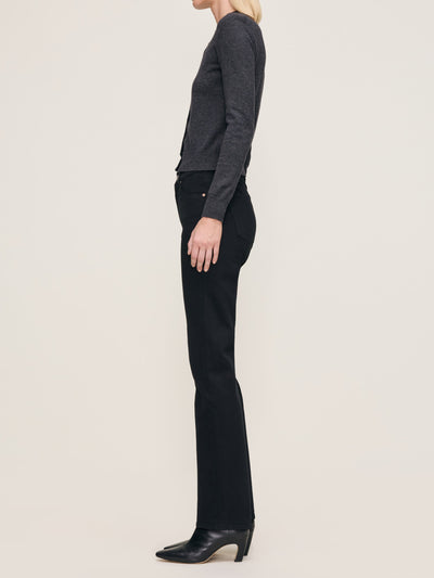 Patti Straight High Rise 31" Jeans Black-DL1961-Tocca Finita