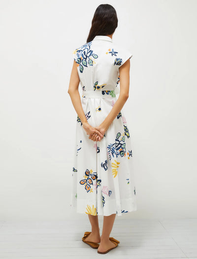 Pier Stretch Poplin Belted Dress-Marella-Tocca Finita