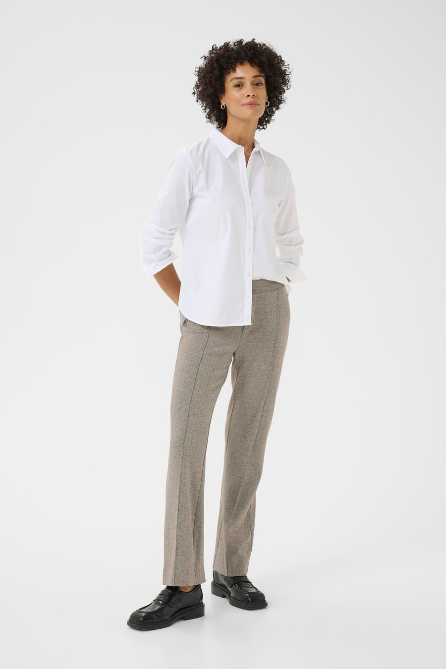 PontasPW Trousers Garnache Herringbone-Part Two-Tocca Finita