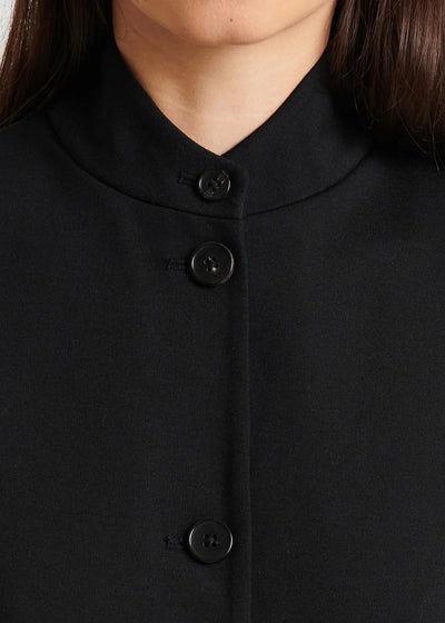 Ponte Collarless Single Breasted Blazer-Patrick Assaraf-Tocca Finita