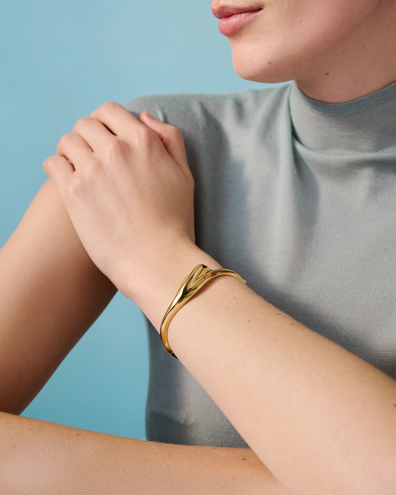 Portia Bangle Gold-Jenny Bird-Tocca Finita