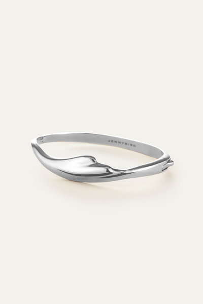 Portia Bangle Silver-Jenny Bird-Tocca Finita