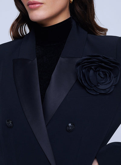 Quinton Long Tux Jacket by L'agence-L'Agence-Tocca Finita