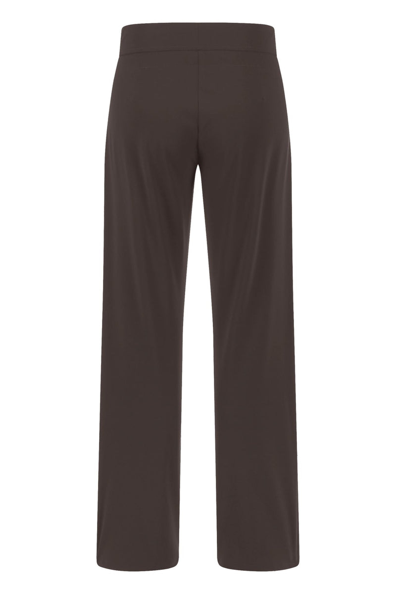 Candice Straight Pant Dark Brown