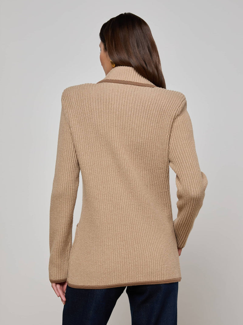 Ranch Knit Blazer Natural/Brown-L&