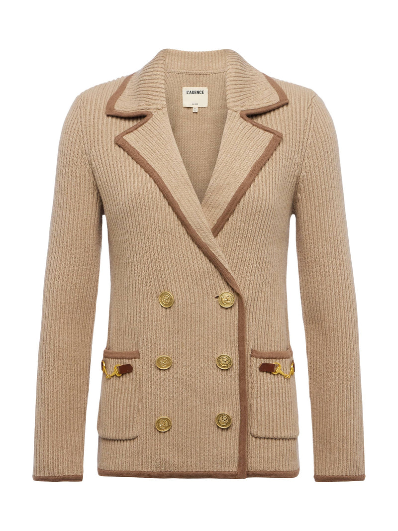 Ranch Knit Blazer Natural/Brown-L&