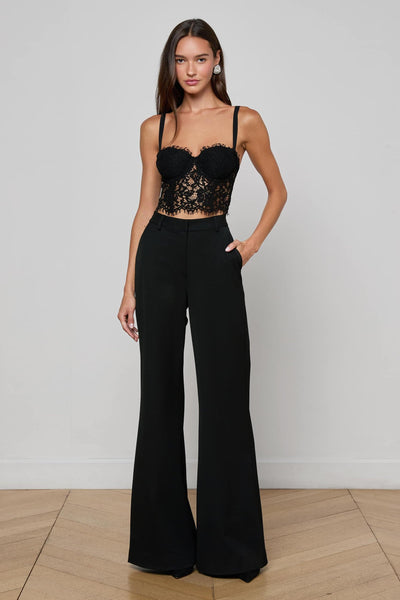 Raquel Lace Bustier Black-L'Agence-Tocca Finita