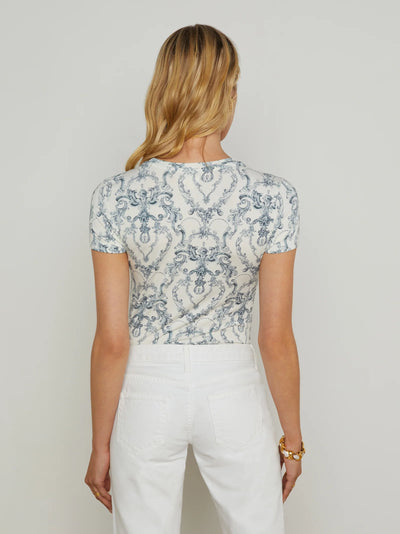 Ressi Crew T-Shirt In Toile-L'Agence-Tocca Finita