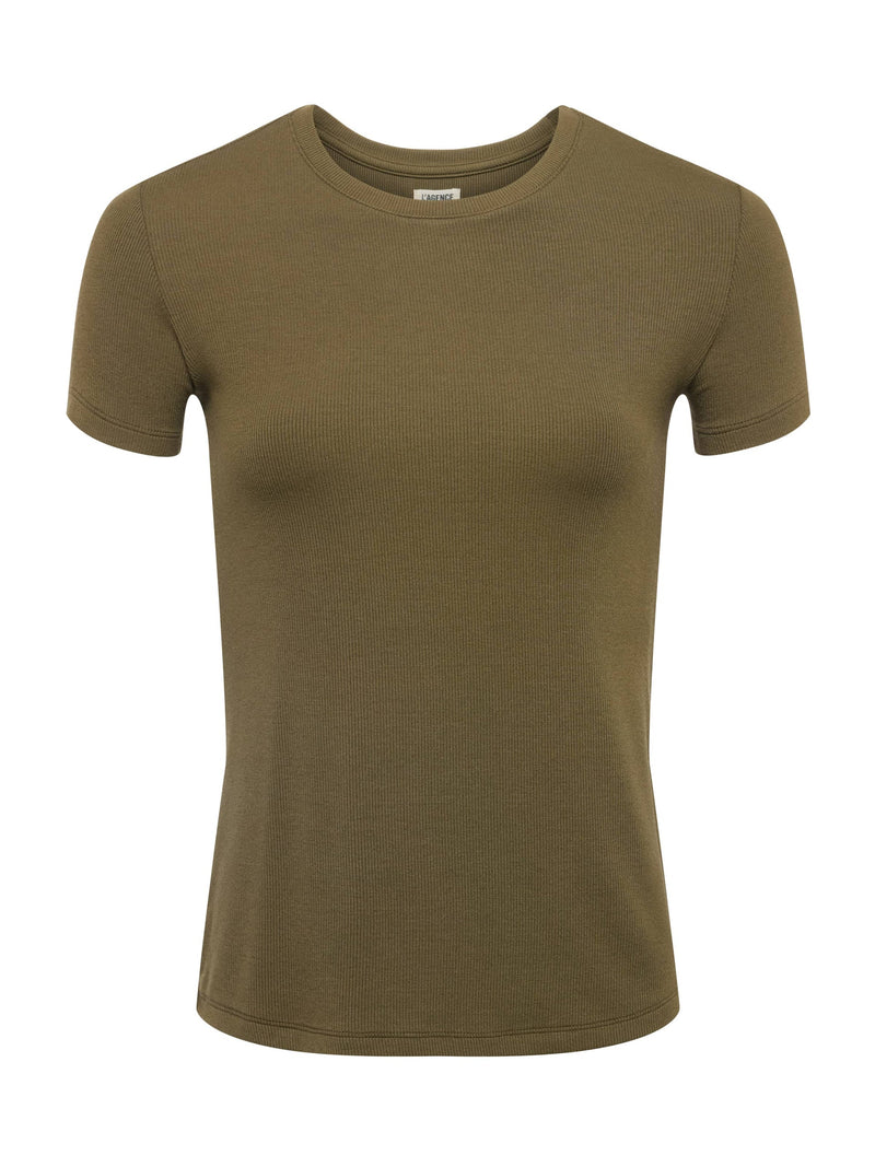 Ressi S/S Crew Neck Pine Tee-L&