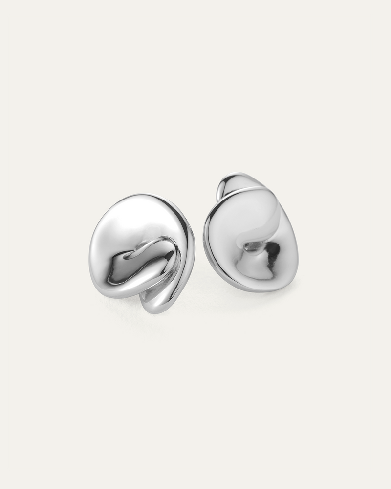 Rio Button Earrings-Jenny Bird-Tocca Finita