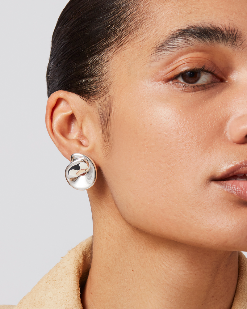 Rio Button Earrings-Jenny Bird-Tocca Finita