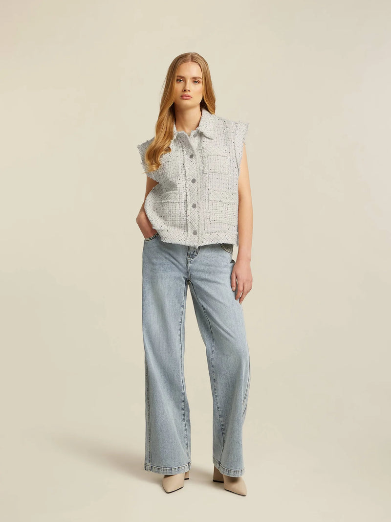 Robin Woven Gilet Vest-Beaumont Apparel-Tocca Finita