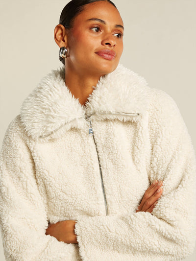 Roxy Jacket in Off White-Beaumont Coats-Tocca Finita