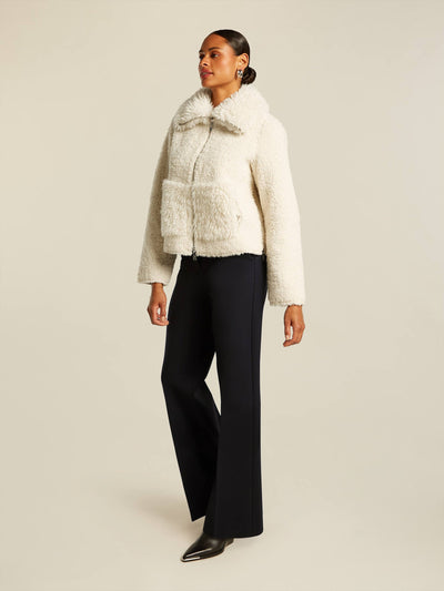Roxy Jacket in Off White-Beaumont Coats-Tocca Finita