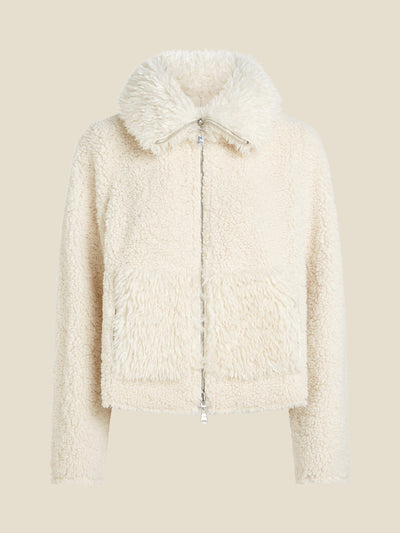 Roxy Jacket in Off White-Beaumont Coats-Tocca Finita