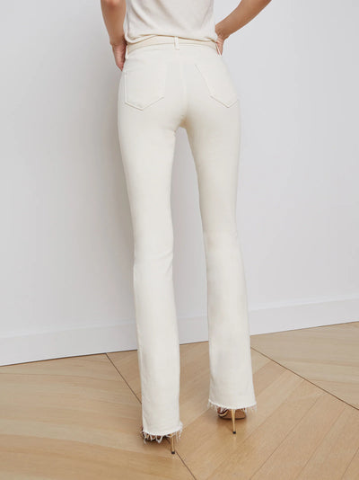 Ruth High Rise Straight Leg In Vintage White-L'Agence-Tocca Finita