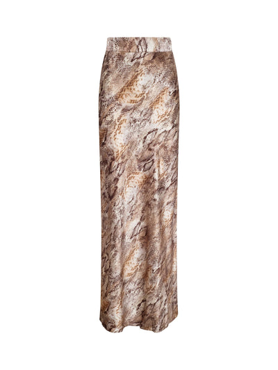 Ryker Silk Maxi Skirt Western Snake-L'Agence-Tocca Finita