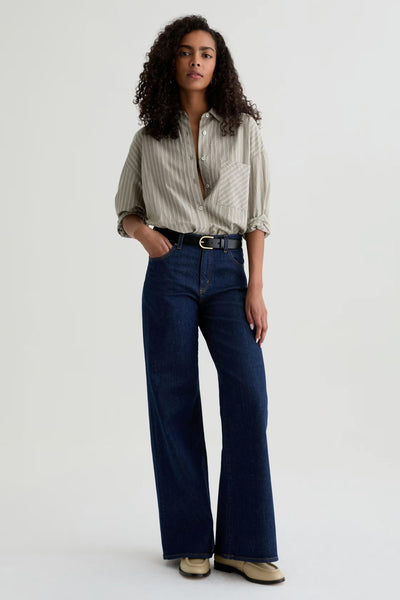 Saige Wide Leg Symmetry Jean-AG Jeans-Tocca Finita