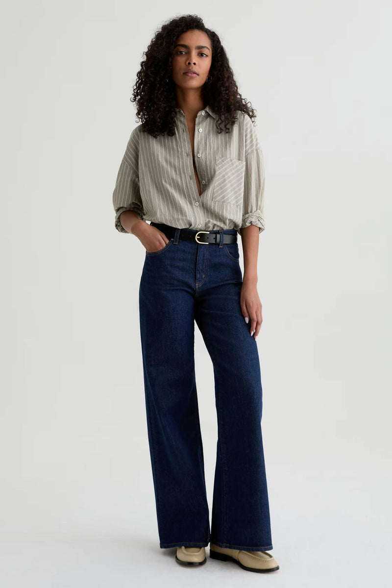 Saige Wide Leg Symmetry Jean-AG Jeans-Tocca Finita