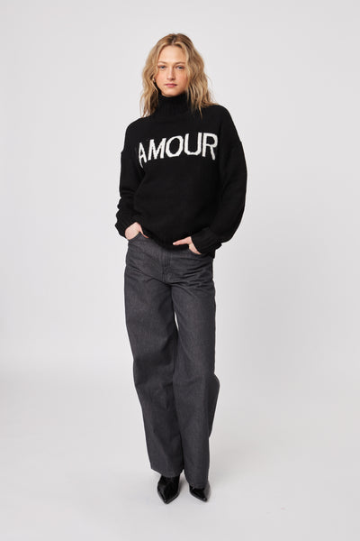 Saint Noir Night Turtleneck Sweater-John & Jenn-Tocca Finita