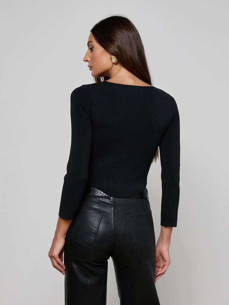 Sasha Top Black/Gold-L&
