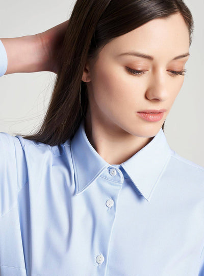 Sensitive Stretch Technical Jersey Chevron Shirt-Comicetta Snob-Tocca Finita