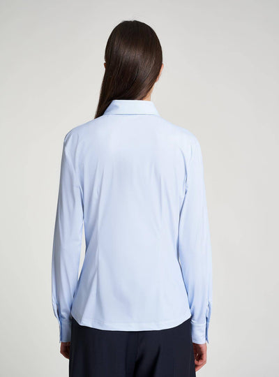Sensitive Stretch Technical Jersey Chevron Shirt-Comicetta Snob-Tocca Finita