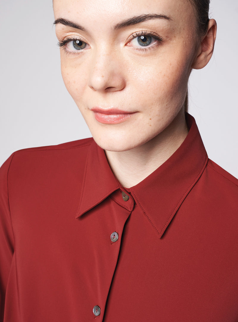 Sensitive Stretch Technical Jersey Shirt-Comicetta Snob-Tocca Finita