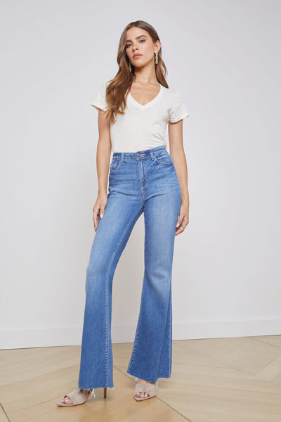 Sera Sneaker Flare Jean Bordello-L'Agence-Tocca Finita