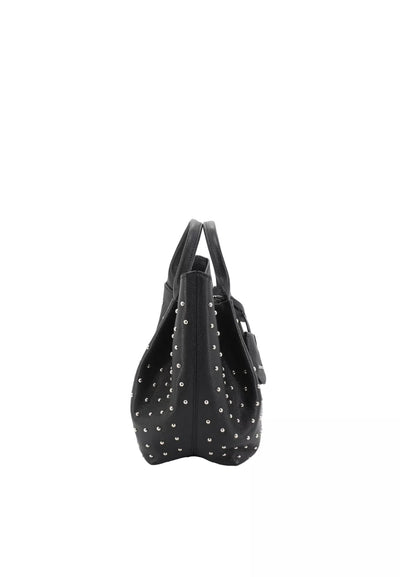 Shopper ESSENTIAL Small Leather Agave Standard Black/Nickel-Abro-Tocca Finita