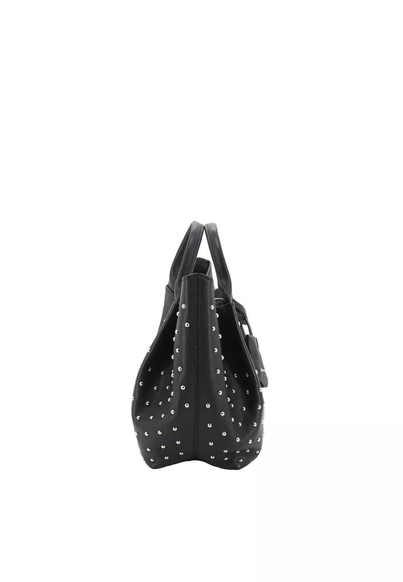 Shopper ESSENTIAL Small Leather Agave Standard Black/Nickel-Abro-Tocca Finita