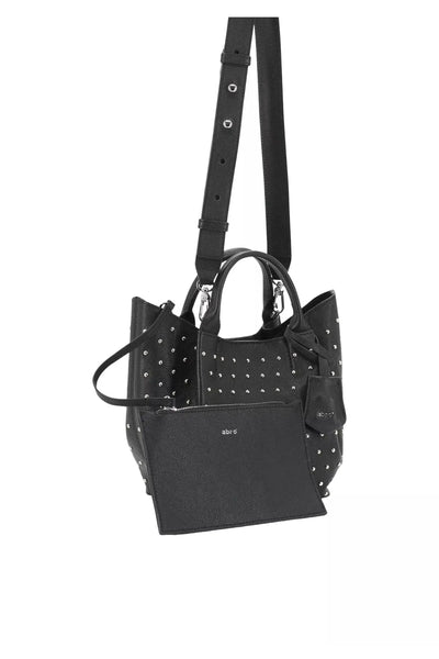 Shopper ESSENTIAL Small Leather Agave Standard Black/Nickel-Abro-Tocca Finita
