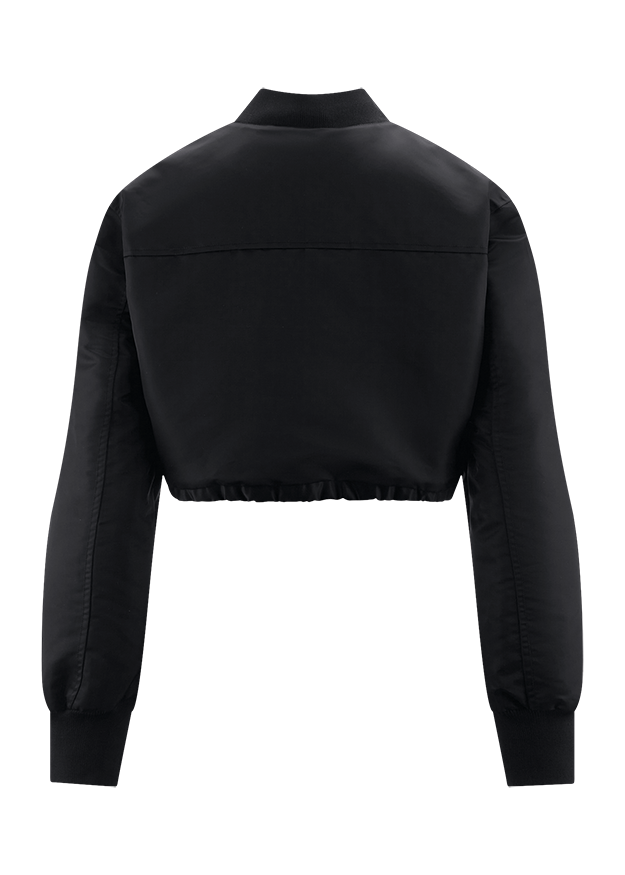Short Bomber Jacket Black-Riani-Tocca Finita