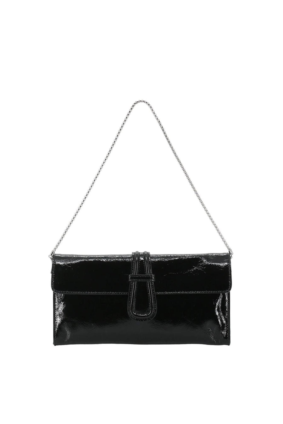 Shoulder Bag Luna Leather Venice Standard Black/Nickel-Abro-Tocca Finita