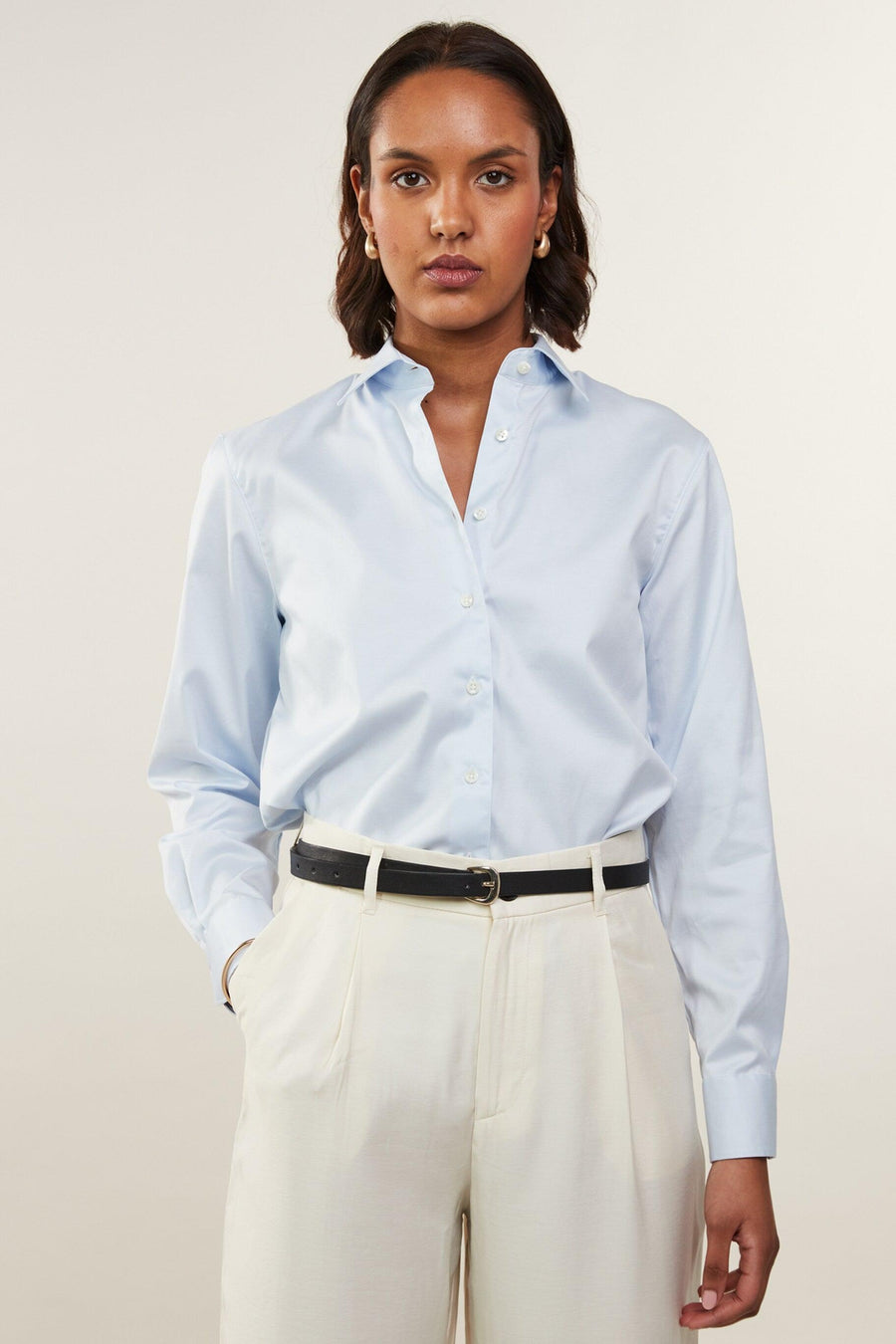 Siri Light blue Shirt-Stenstroms-Tocca Finita