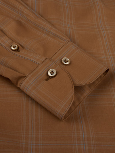 Siri Light brown Merino Wool Shirt-Stenstroms-Tocca Finita