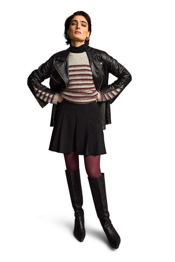 Skort with Pleats Black-Riani-Tocca Finita