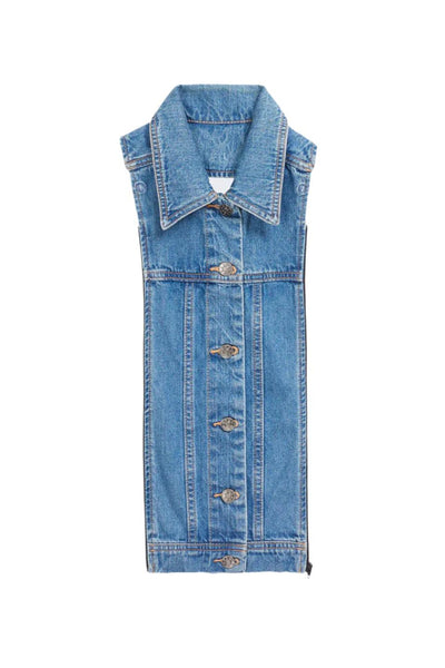 Slate Denim Dickey Blue-Veronica Beard-Tocca Finita