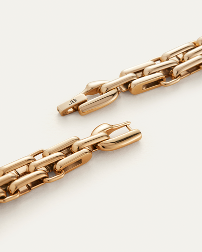 Slim Penelope Bracelet Gold-Jenny Bird-Tocca Finita