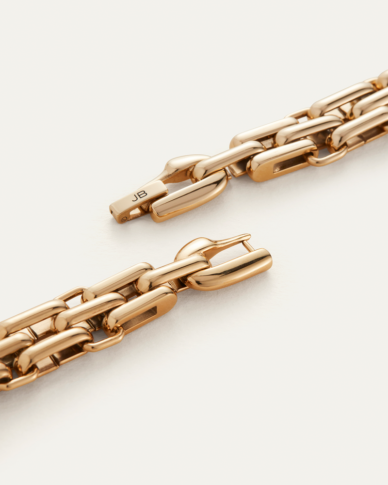 Slim Penelope Bracelet Gold-Jenny Bird-Tocca Finita