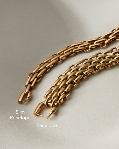 Slim Penelope Bracelet Gold-Jenny Bird-Tocca Finita