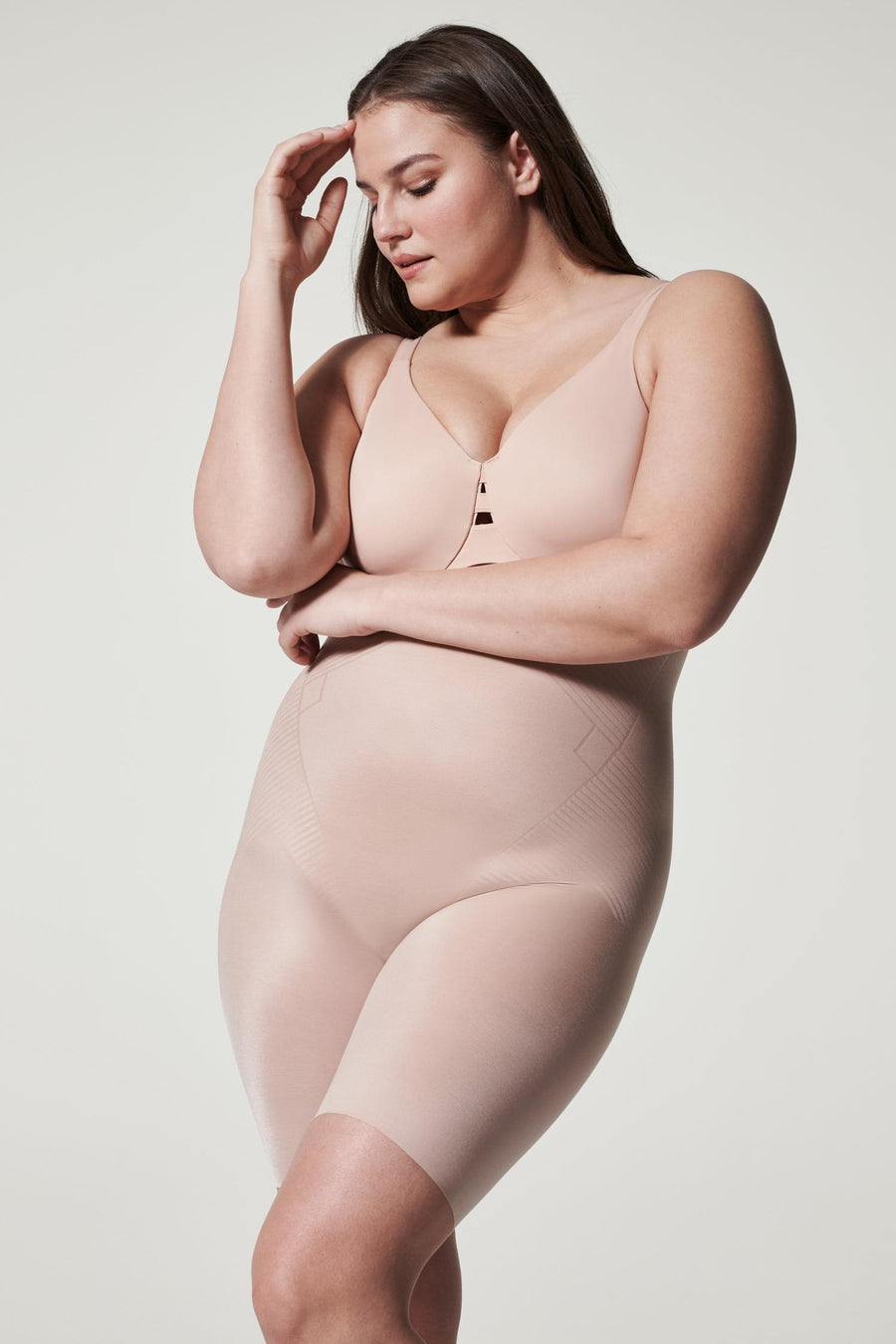 SPANXshape™ Invisible High-Waisted Mid-Thigh Short Champagne Beige-SPANX-Tocca Finita